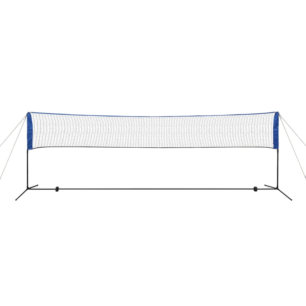 Badminton net with shuttlecocks 500 x 155 cm