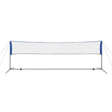 Badminton net with shuttlecocks 500 x 155 cm