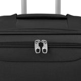 Ensemble de valises souples 3 pcs Noir