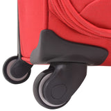 Jeu de valises souples 3 pcs Rouge