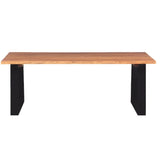 Table basse Bois d'acacia massif 110x60x40 cm