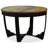 Table basse bois de récupération massif 60x40 cm