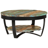 Coffee table Solid reclaimed wood 65x32 cm