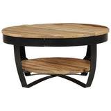 Table basse Bois massif de manguier brut 65x32 cm