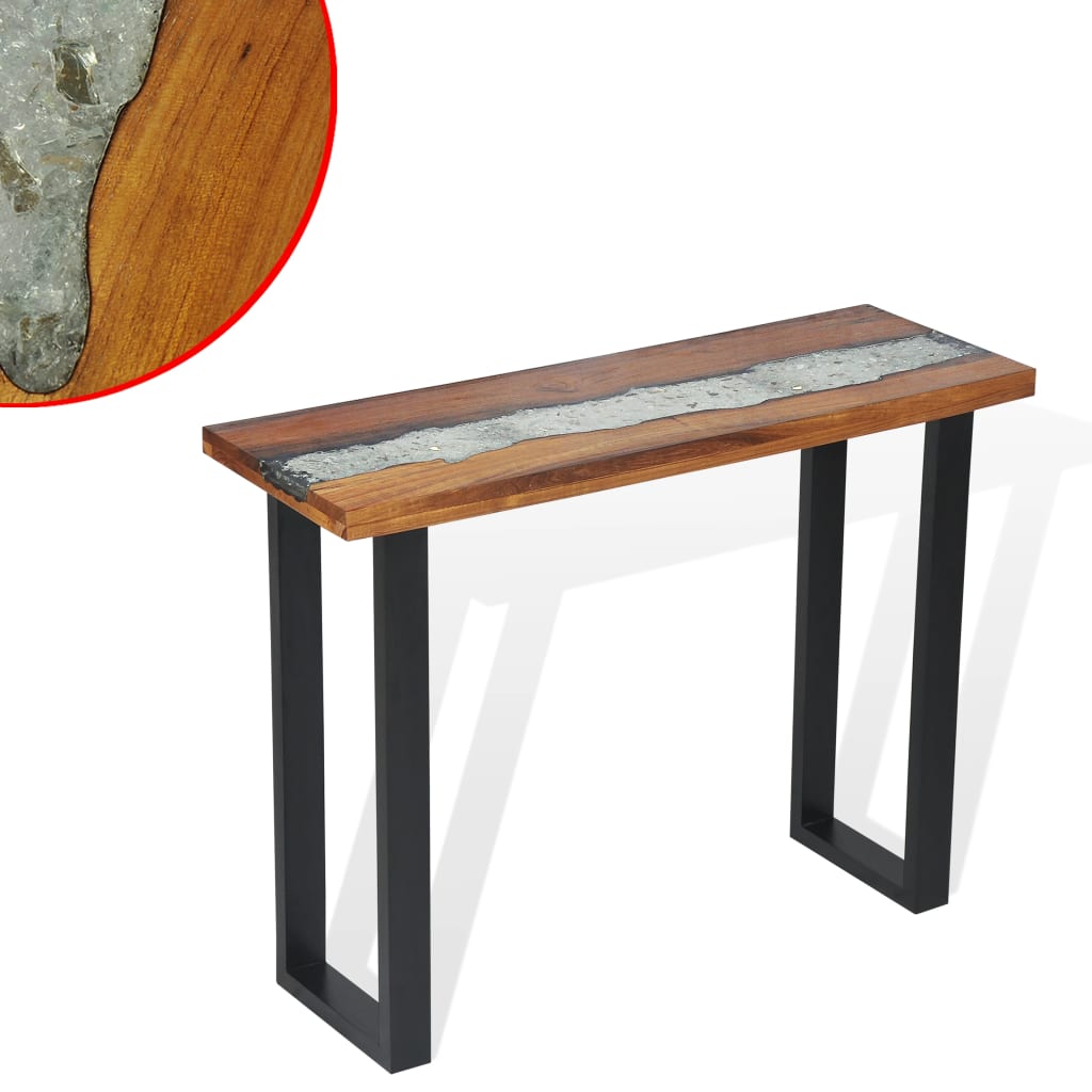 Table console Teck 100 x 35 x 75 cm