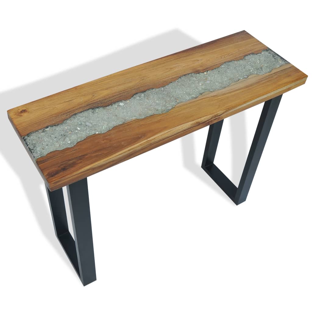 Table console Teck 100 x 35 x 75 cm