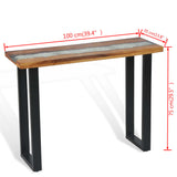 Table console Teck 100 x 35 x 75 cm