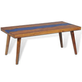 Teak Resin Coffee Table 100x50x40 cm