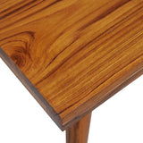 Teak Resin Coffee Table 100x50x40 cm