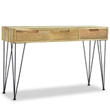 Table console 120x35x76 cm Teck massif