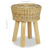 Tabouret de bar Rotin naturel