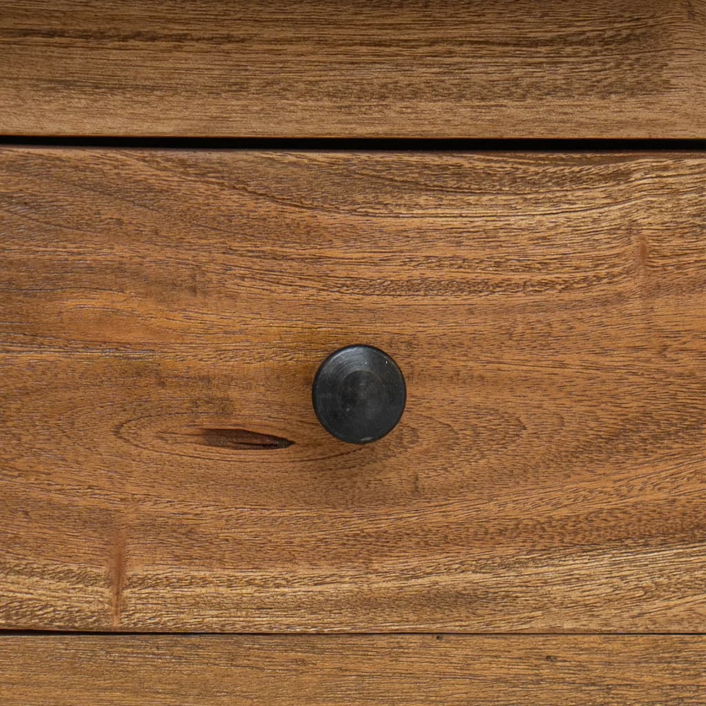 Solid mahogany wood sideboard 100x30x50 cm