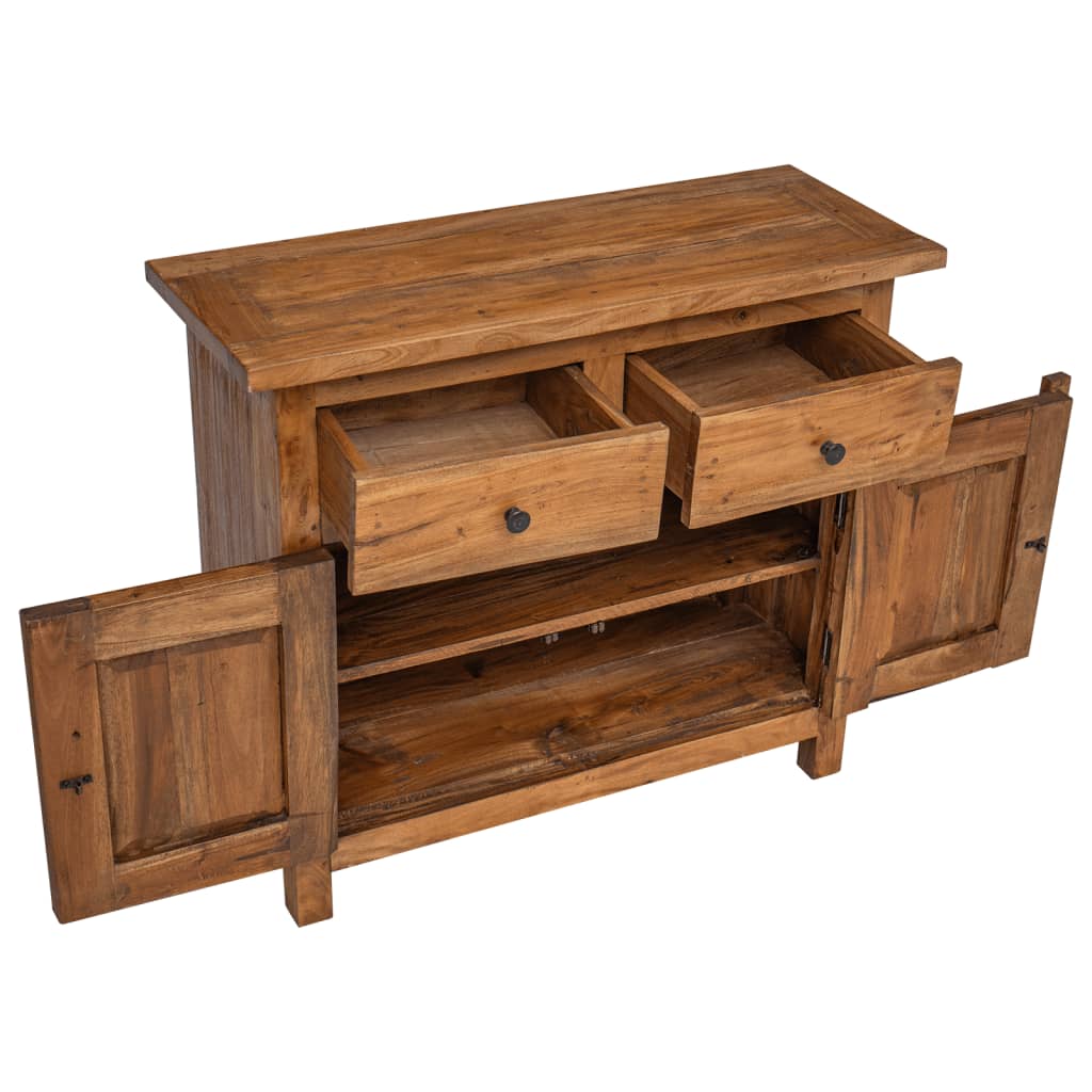 Solid mahogany wood sideboard 75x30x65 cm