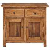 Solid mahogany wood sideboard 75x30x65 cm