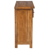 Solid mahogany wood sideboard 75x30x65 cm