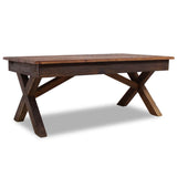 Table basse bois de récupération mélangé 110x60x45 cm