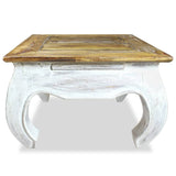 Table d'appoint bois d'acajou massif 50x50x35 cm