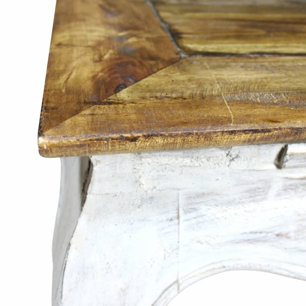 Table d'appoint bois d'acajou massif 50x50x35 cm