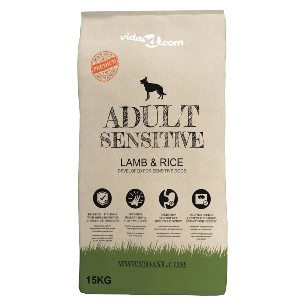 Nourriture sèche pour chiens Adult Sensitive Lamb & Rice 15 kg