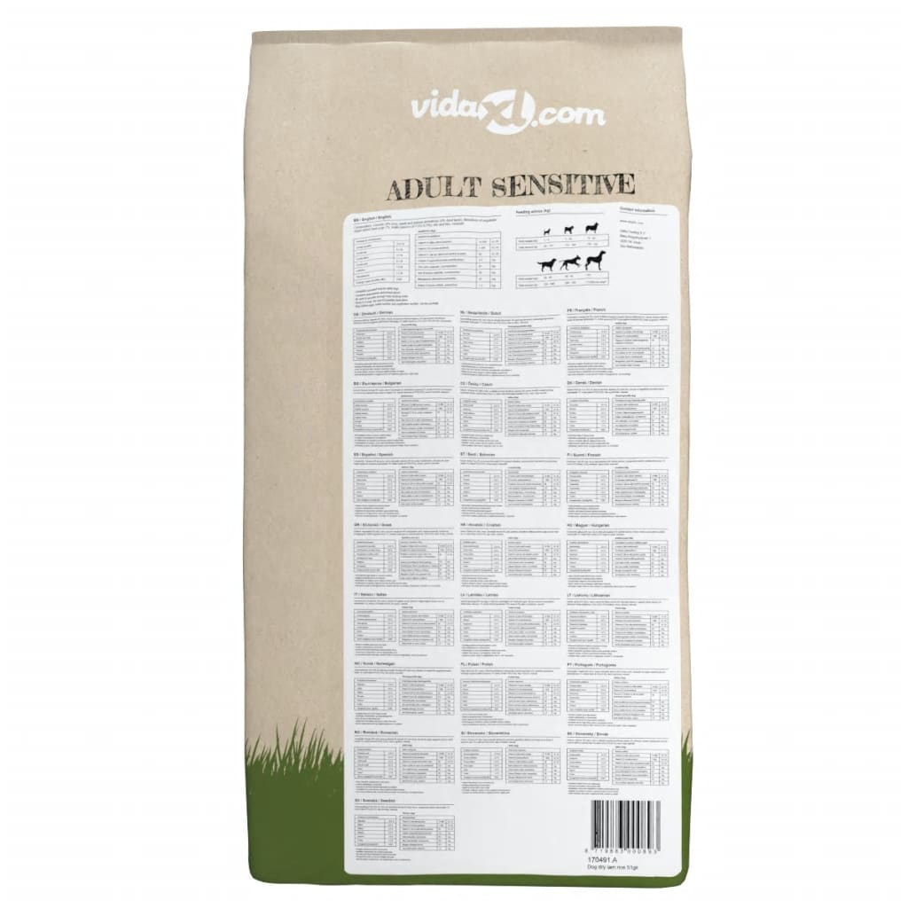 Nourriture sèche pour chiens Adult Sensitive Lamb & Rice 15 kg