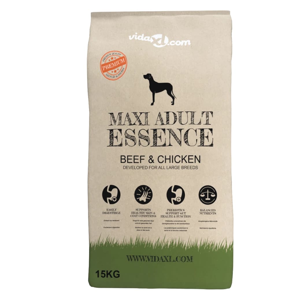 Nourriture sèche chiens Maxi Adult Essence Beef & Chicken 15 kg