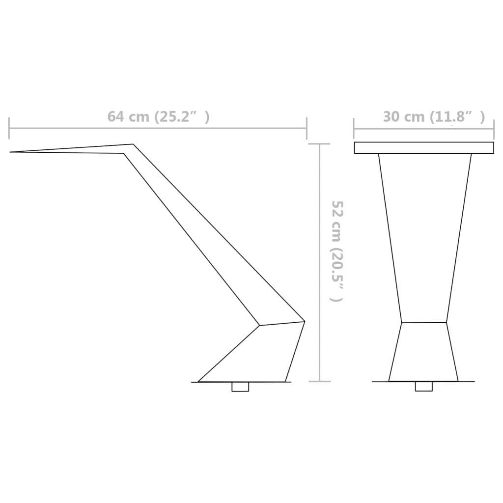 Pond Fountain Stainless Steel 64 x 30 x 52 cm Silver