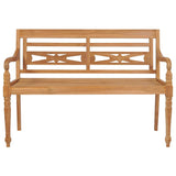 Batavia Bank 120 cm Teak