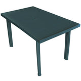 Table de jardin Vert 126 x 76 x 72 cm Plastique