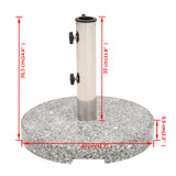 Socle de parasol Granite Rond 20 kg