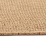 Tapis en jute avec support en latex 70 x 130 cm Naturel