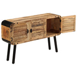 Solid mango wood sideboard 120x30x76 cm