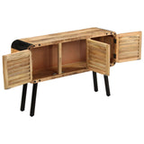 Solid mango wood sideboard 120x30x76 cm