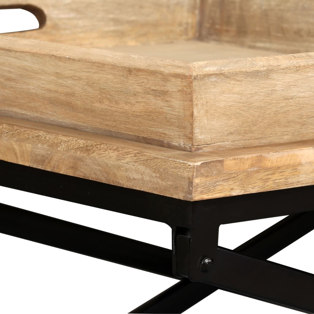 Table basse Bois de manguier massif 110x55x42 cm