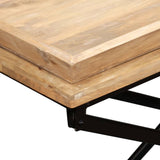 Table basse Bois de manguier massif 110x55x42 cm