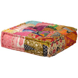 Pouf modulaire à 2 places Patchwork Tissu