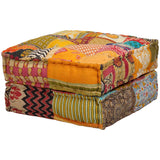 Pouf modulaire à 2 places Patchwork Tissu