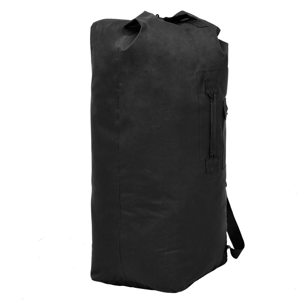 Sac de sport en style militaire 85 L Noir