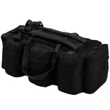 Sac de sport en style militaire 3-en-1 90 L Noir