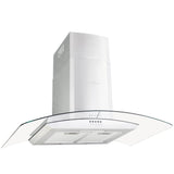 90 cm wall hood Stainless steel 756 m³/h LED