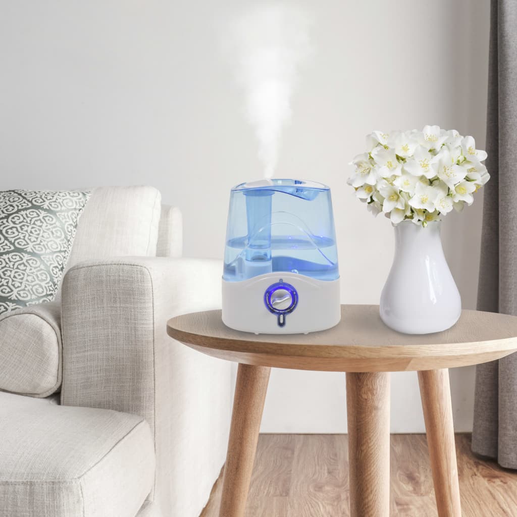 Humidificateur à ultrasons avec brume et veilleuse 6 L 300 ml/h