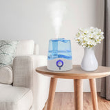 Humidificateur à ultrasons avec brume et veilleuse 6 L 300 ml/h