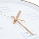 Horloge murale avec aspect de cuivre 30,5 cm