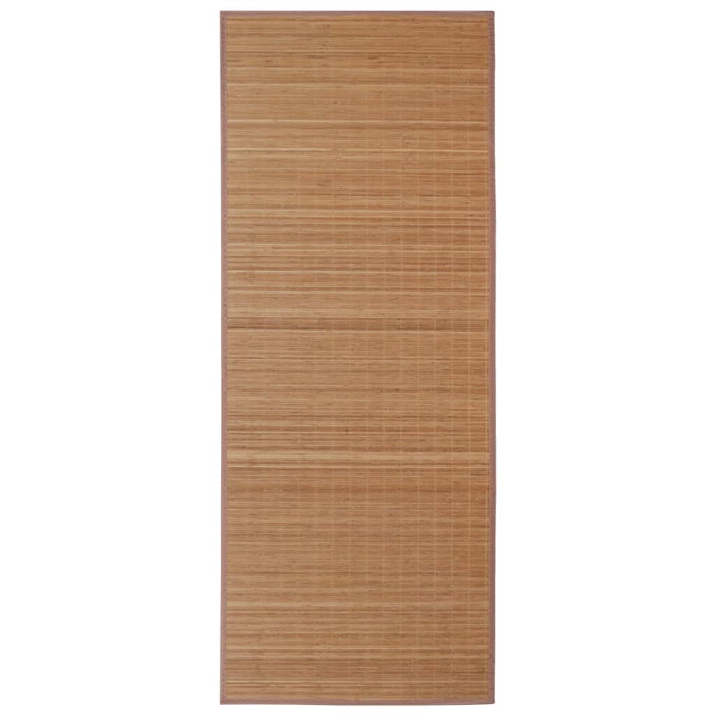 Tapis en bambou 100x160 cm Marron