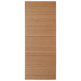 Tapis en bambou 100x160 cm Marron