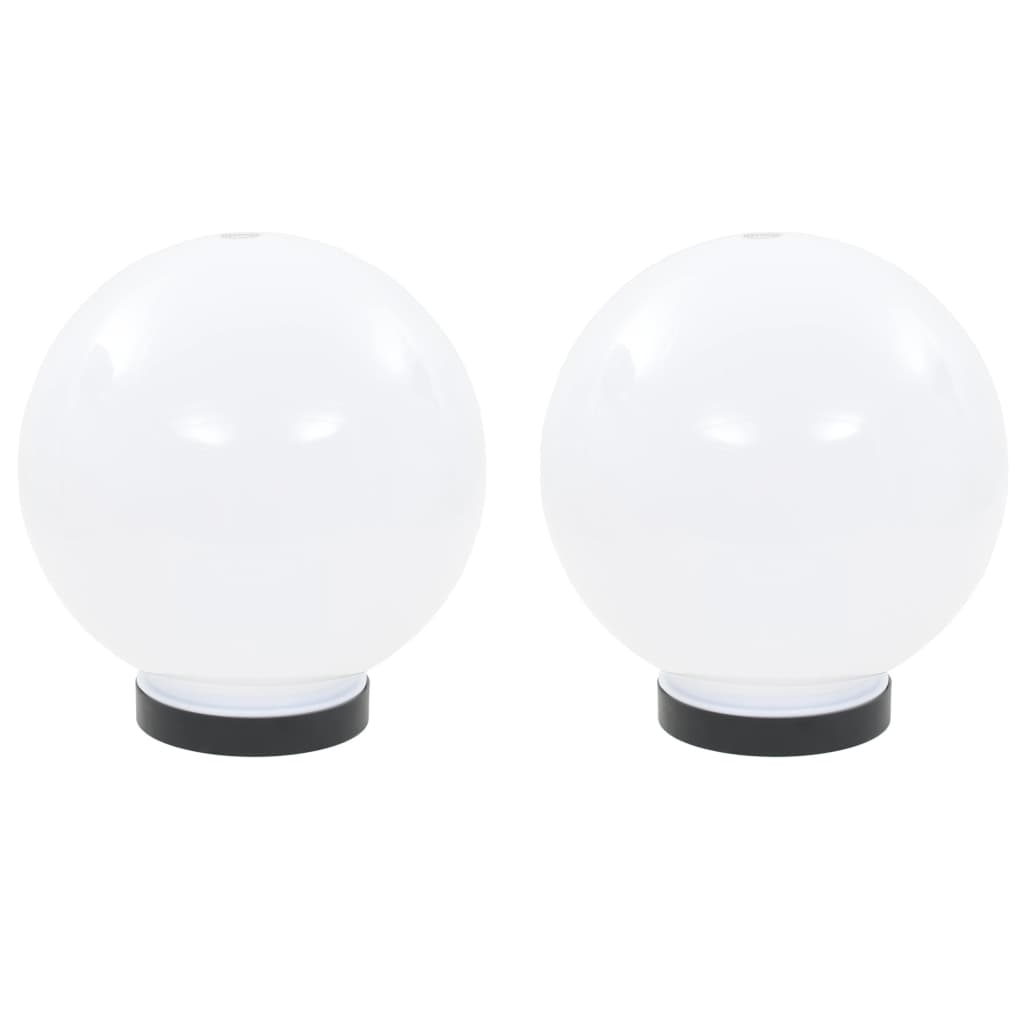 Lampe à LED sous forme de boule 2 pcs Sphérique 20 cm PMMA