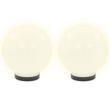 Lampe à LED sous forme de boule 2 pcs Sphérique 20 cm PMMA