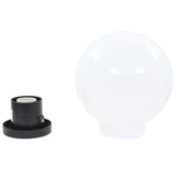 Lampe à LED sous forme de boule 2 pcs Sphérique 20 cm PMMA