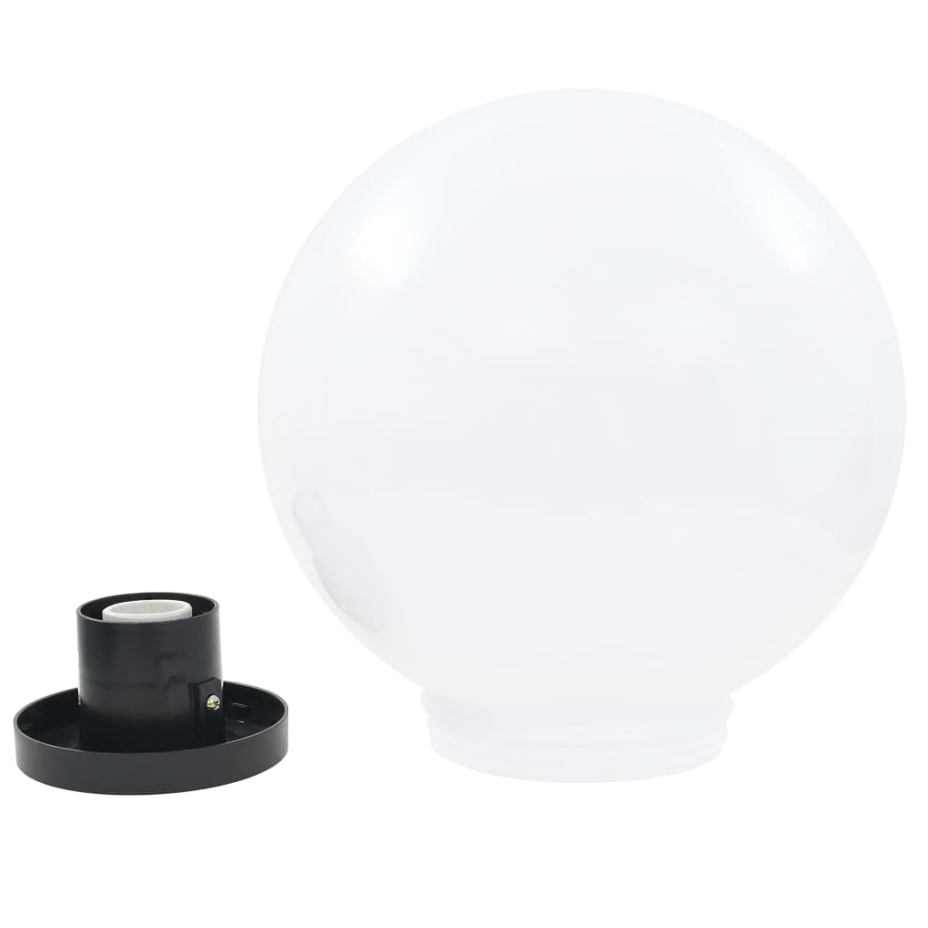 Lampe à LED sous forme de boule 2 pcs Sphérique 30 cm PMMA