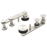 Sliding door fixing kit 183 cm Stainless steel Silver