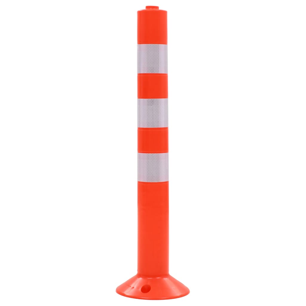 Traffic control bollard 2 pcs Plastic 75 cm